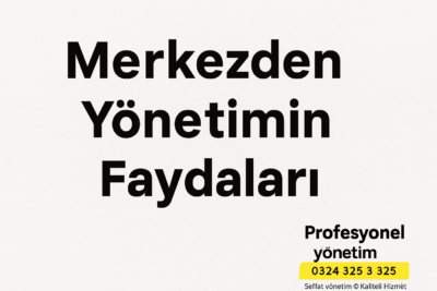 Yenişehir Apartman Yönetimi Geri Bildirim